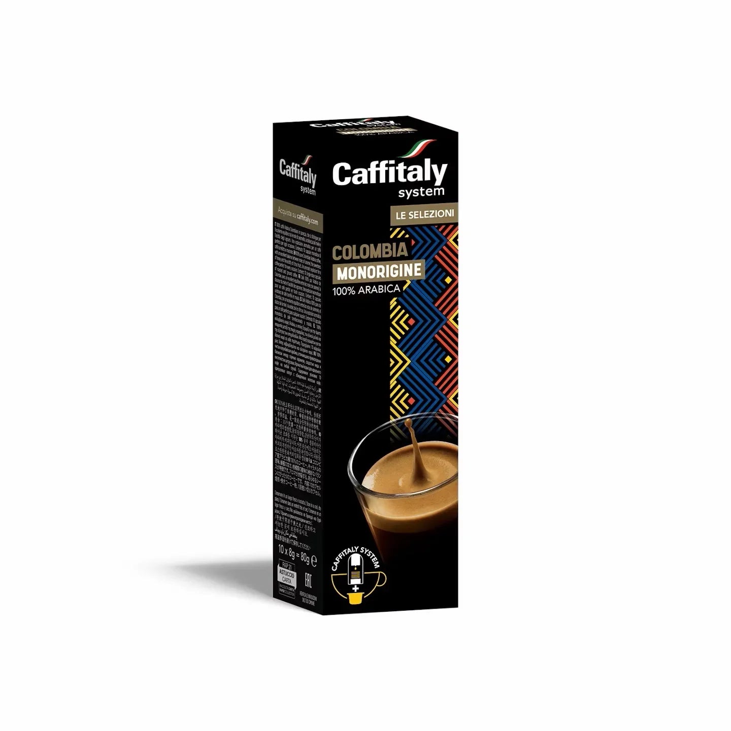 Caffitaly Capsules Colombia Monorigine - Box of 10