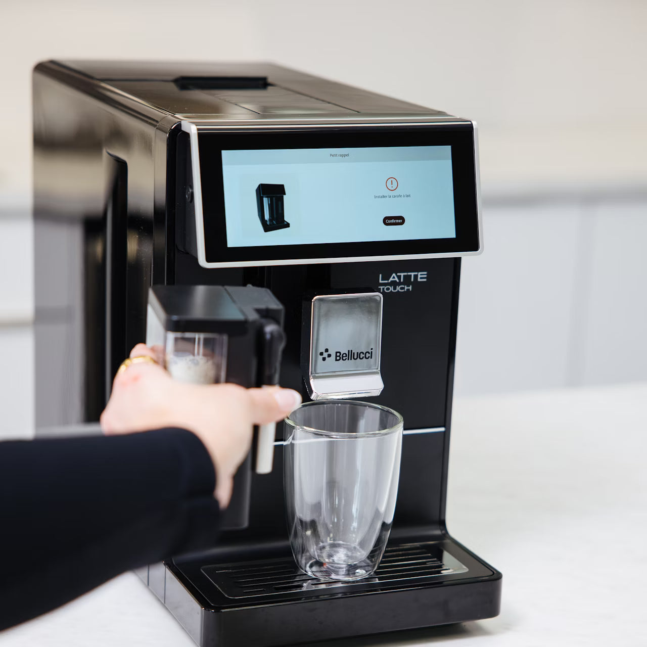 Bellucci - Latte Touch Black Super Automatic Espresso Machine
