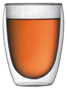 Bodum Pavina Doublewall Glass Cup 12 oz - Set of 2
