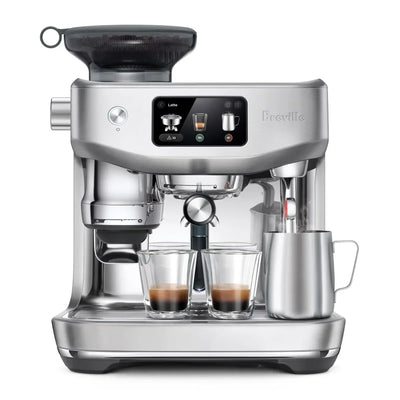 Breville - The Oracle Dual Boiler Semi Automatic Combo Espresso Machine Brushed Stainless Steel - BES995BSS