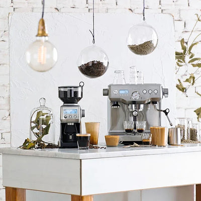 Breville Dynamic Duo - Dual Boiler Semi Automatic Espresso Machine and Smart Grinder Pro - BEP920BSS