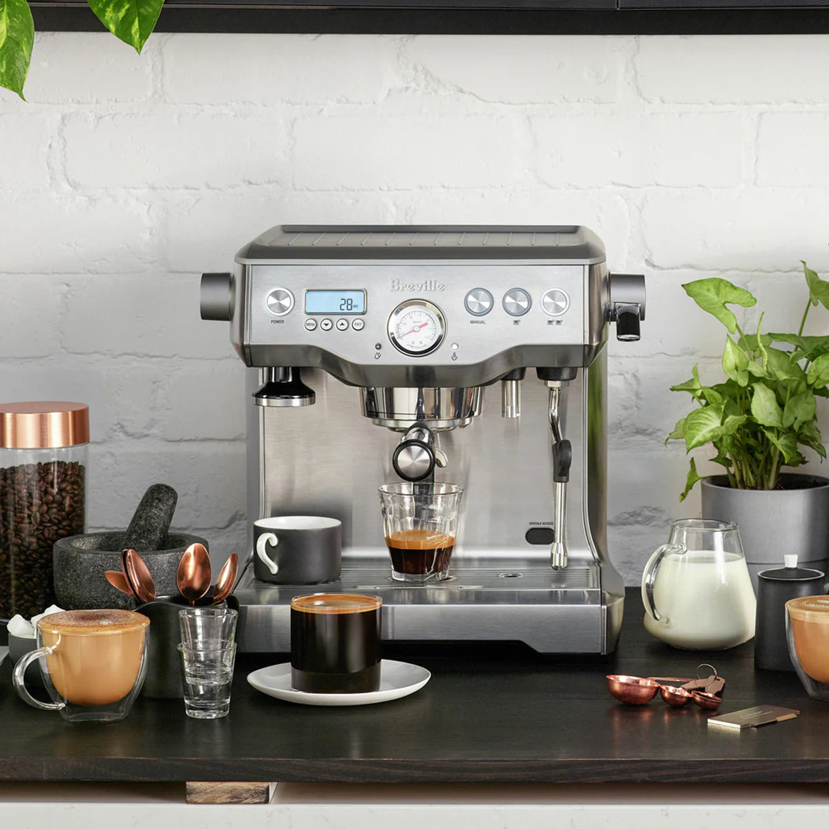 Breville - Dual Boiler Semi-Automatic Espresso Machine - BES920BSS