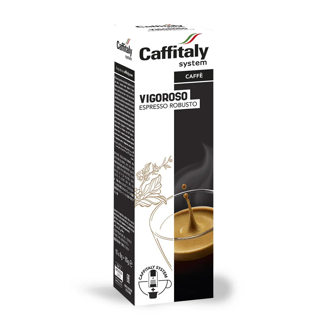 Caffitaly Vigoroso Capsules - Box of 10 (EXP APRIL 23/2024)