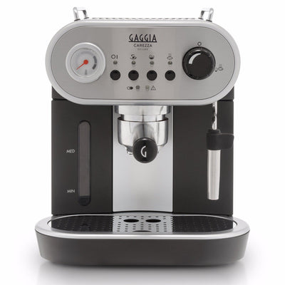 Gaggia - Carezza Deluxe Semi-Automatic Espresso Machine - Silver Model No.RI8525/47