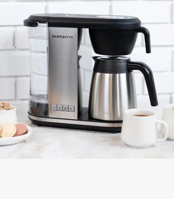 Bonavita - Enthusiast One-Touch Coffee Brewer 8 Cup Stainless Steel with Thermal Carafe & Brew Stop - BVC2201TS (OPEN BOX - IN STORE PURCHASE ONLY))
