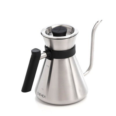 Chemex Chettle Stovetop Gooseneck Kettle Brushed - CHT-SS-1-B
