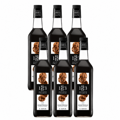 1883 Chocolate Cookie Syrup 1L Glass Bottle