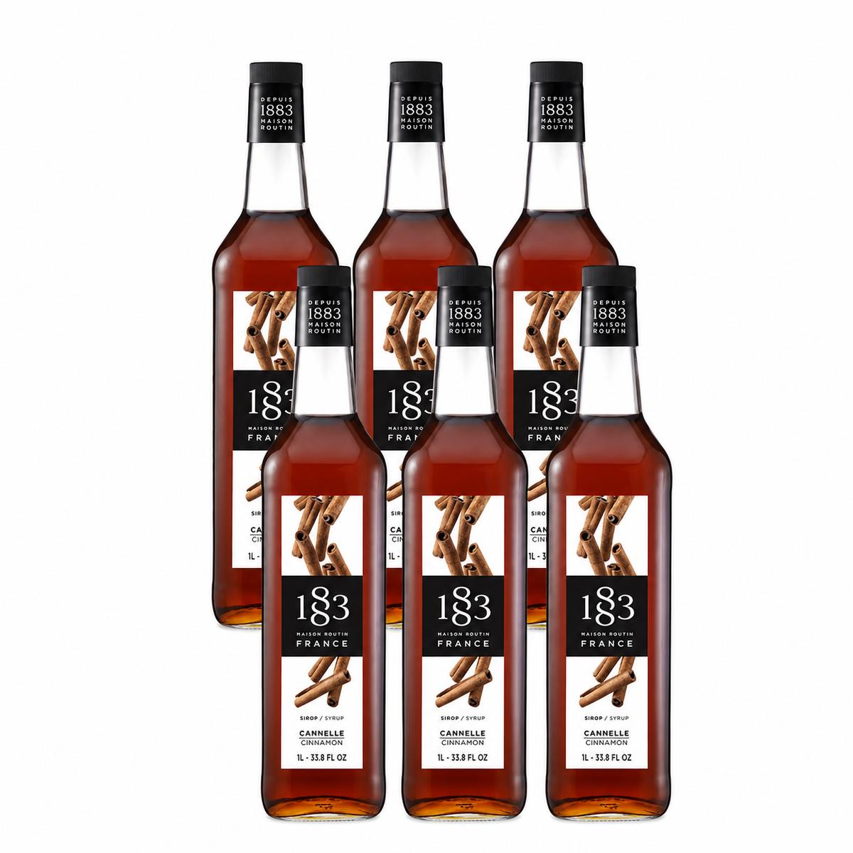 1883 Cinnamon Syrup 1L Glass Bottle