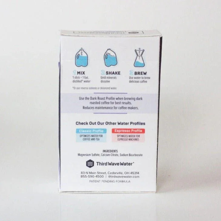 Third Wave Water Dark Roast Profile 1 Gallon or 5 Gallon Sticks - Pack of 12