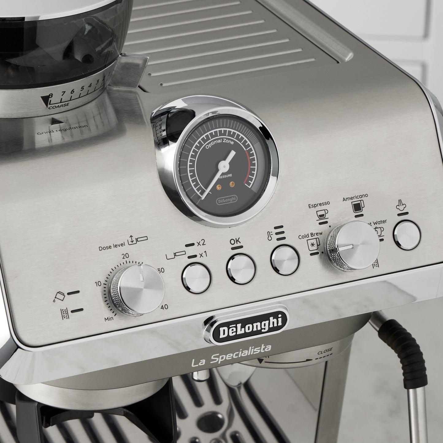 DeLonghi - La Specialista Arte EVO Espresso Machine with Cold Brew & Built-in Grinder - EC9255M