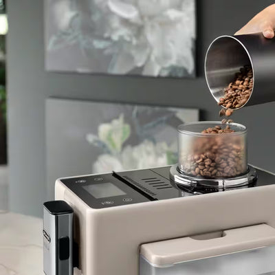 DeLonghi - Rivelia Bean to Cup Super Automatic Espresso Machine - Sand Beige EXAM44055BG