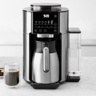 DeLonghi - TrueBrew Automatic Coffee Maker Stainless Steel with Carafe - CAM51035M