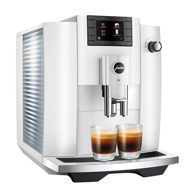 Jura - E6 New 2023 White Superautomatic Espresso Machine - #15559