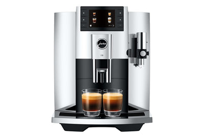 Jura E8 2024 Chrome Superautomatic Espresso Machine - 15646
