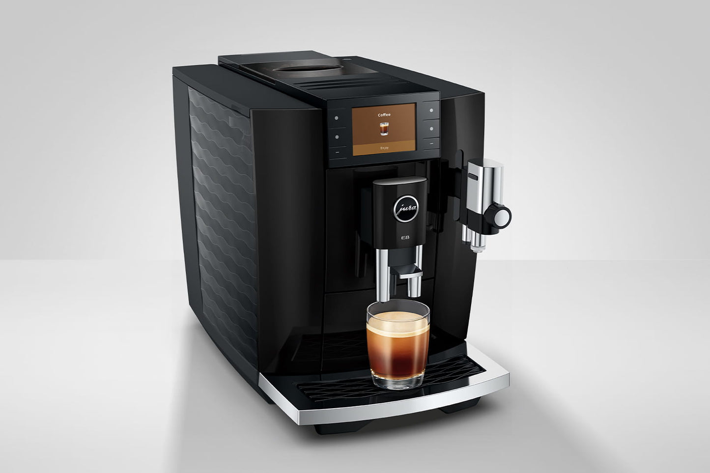 Jura - E8 (NAD) NEW 2026 Piano Black Super Automatic Espresso Machine - 15777