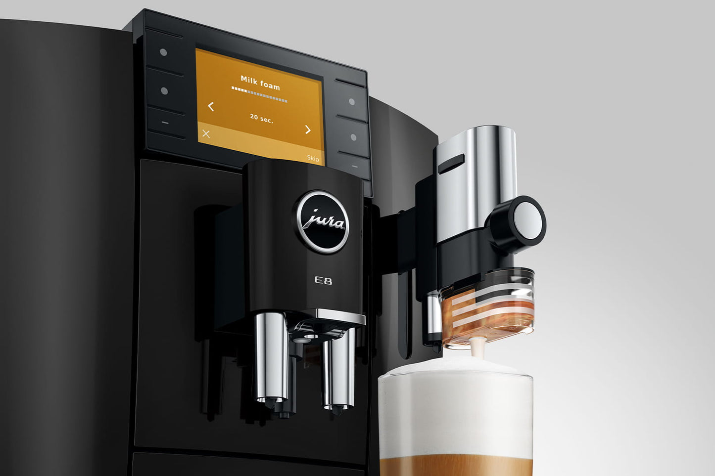 Jura - E8 (NAD) NEW 2026 Piano Black Super Automatic Espresso Machine - 15777