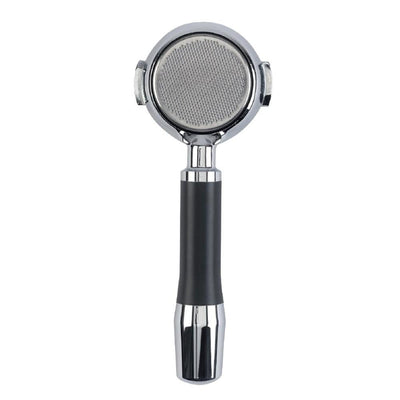 ECM Premium Bottomless Stainless Steel Portafilter with Ergonomically Angled Grip   - # 89476