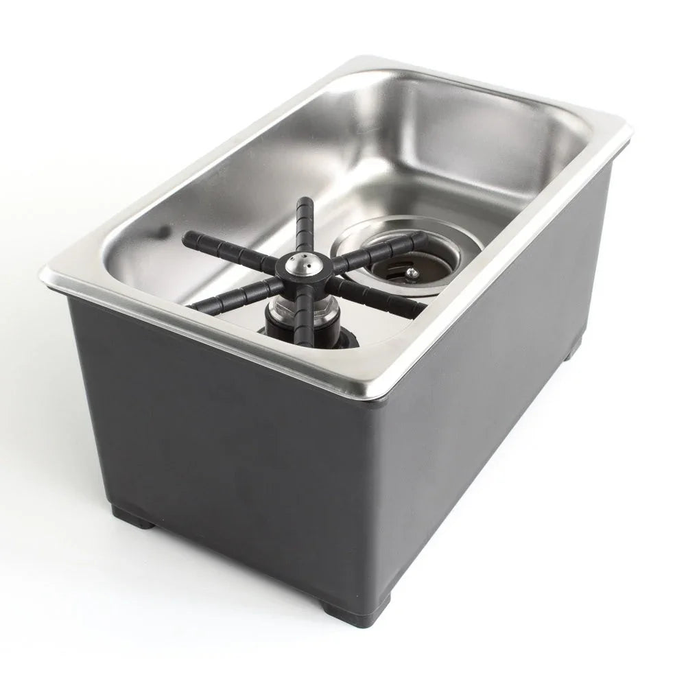 Espresso Parts Pitcher Rinser, Counter Top  (6in x 10in x2 (x4in))  # EPPRCT6012