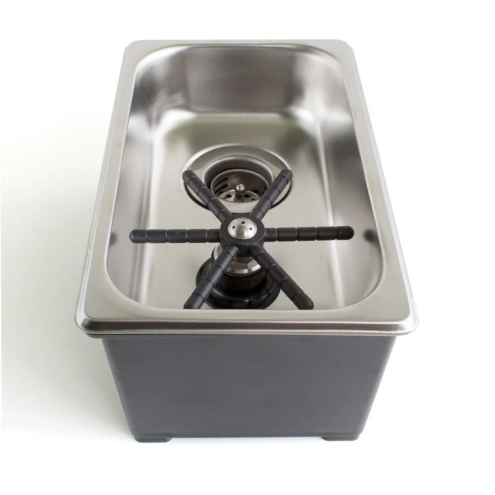 Espresso Parts Pitcher Rinser, Counter Top  (6in x 10in x2 (x4in))  # EPPRCT6012