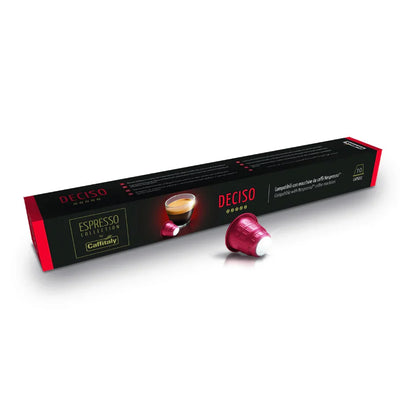Caffitaly Deciso Nespresso Compatible Capsules - Box of 10 (EXP NOV 02/2024)
