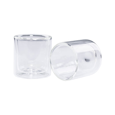 Planetary Design Ethoz Double Wall Glass Cups set of 2 6oz - FK TM 08 - Thumbnail 3