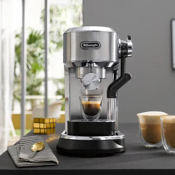 DeLonghi Dedica Maestro Plus Silver Espresso Machine - EC950M