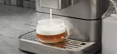 Kitchenaid - KF6 Super Automatic Espresso Machine - Stainless Steel - KES8556SX- OPEN BOX - IN STORE PURCHASE ONLY - FLOOR DEMO MODEL