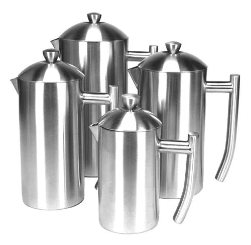 Frieling French Press in Stainless Steel 44oz - Brushed - DUAL FILTER  #0131