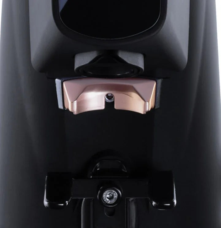 Fiorenzato AllGround Grinder - Chrome Plated and Deep Black with Short Hopper
