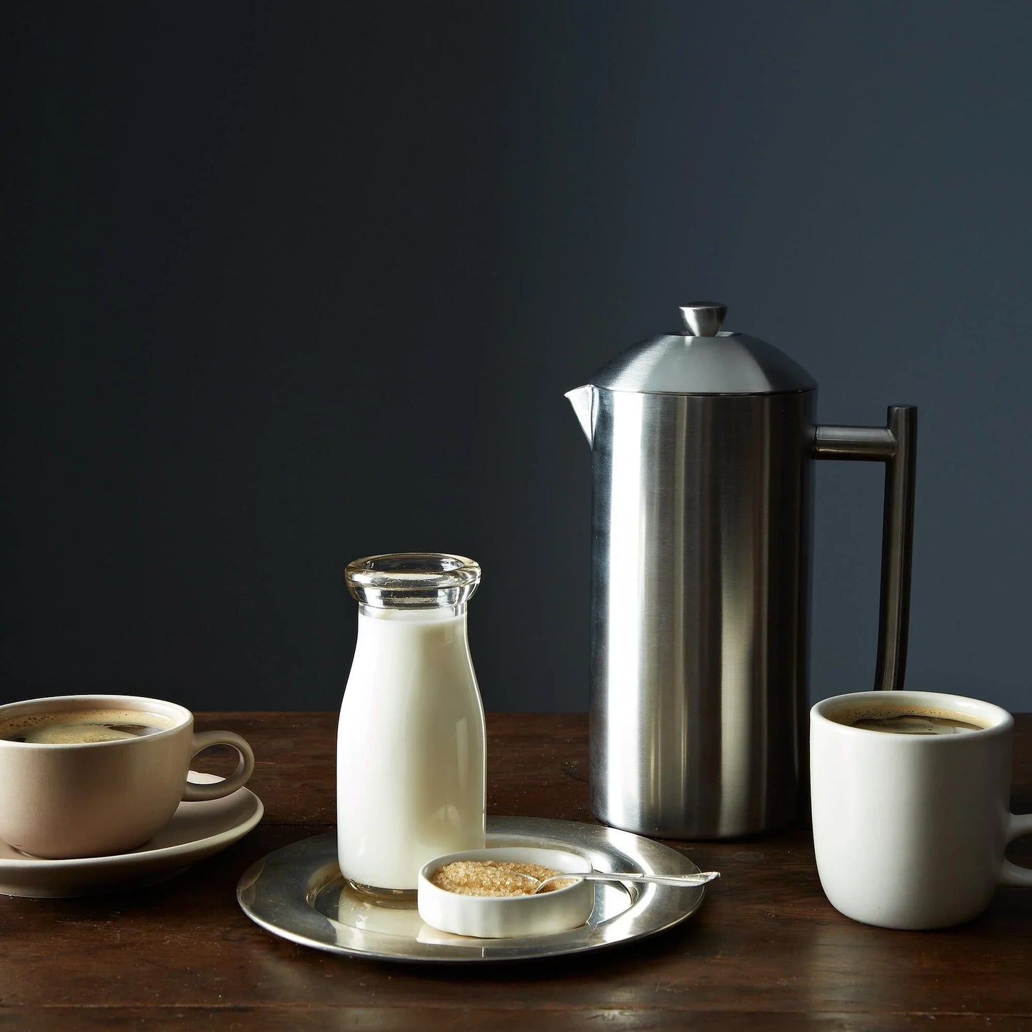 Frieling French Press in Stainless Steel 44oz - Brushed - DUAL FILTER  #0131