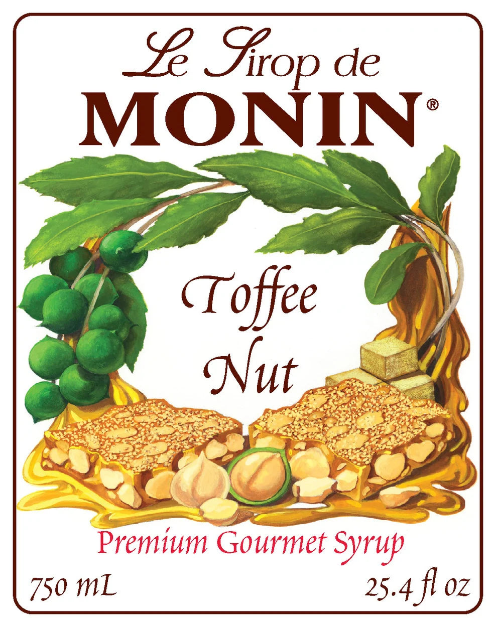 Monin Toffee Nut Syrup (EXP APRIL/2026)