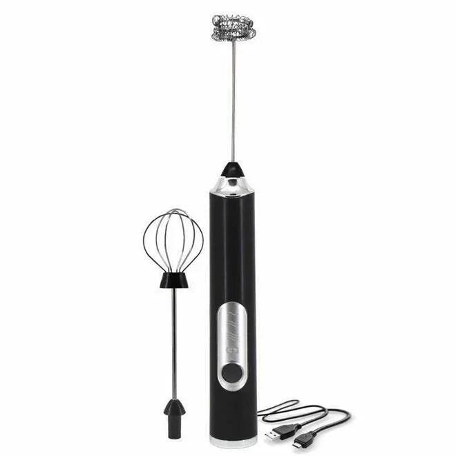 Danesco Cafe Culture Rechargeable  Frother & Whisk, 3 speed settings #4244786BK