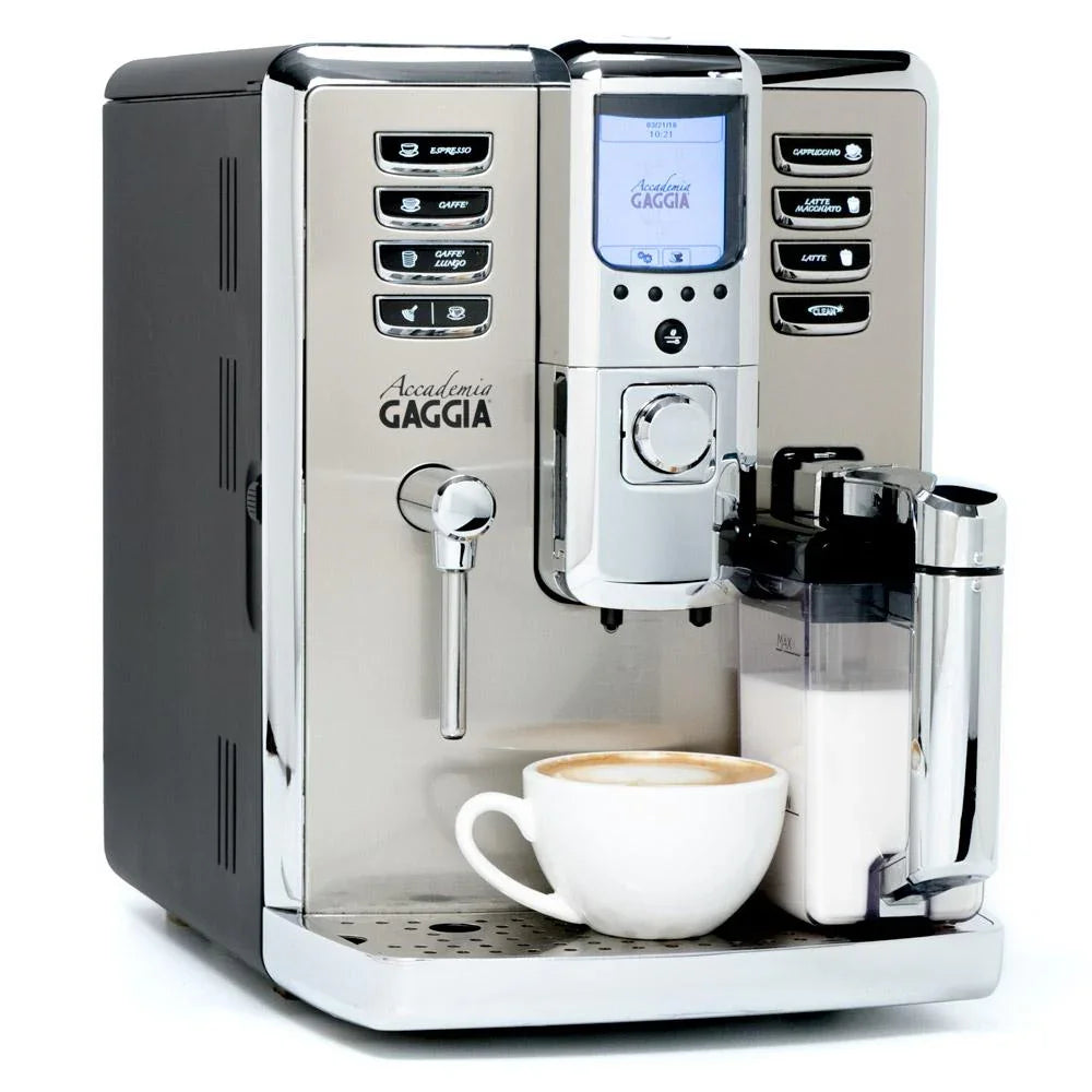 Gaggia - Accademia Super Automatic Espresso Machine - Silver Model No.RI9702/47 (OPEN BOX - IN STORE PURCHASE ONLY)