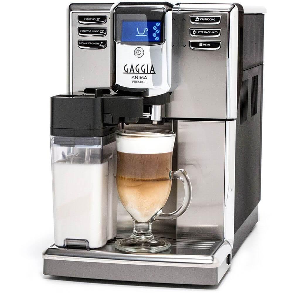 Gaggia - Anima Prestige Super Automatic Espresso Machine - Silver Model No.RI8762/46