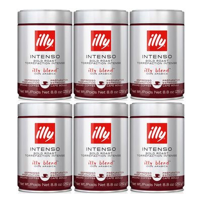 Illy Ground Espresso - Intenso Bold Roast 250g (BROWN) - A060