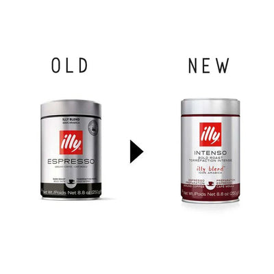 Illy Ground Espresso - Intenso Bold Roast 250g (BROWN) - A060  (EXP NOV/2024)