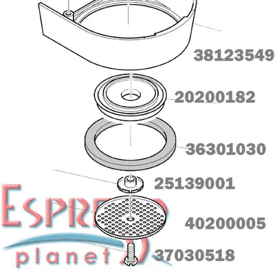 Rancilio Silvia Brew Group Head Jet Breaker 25-139-001