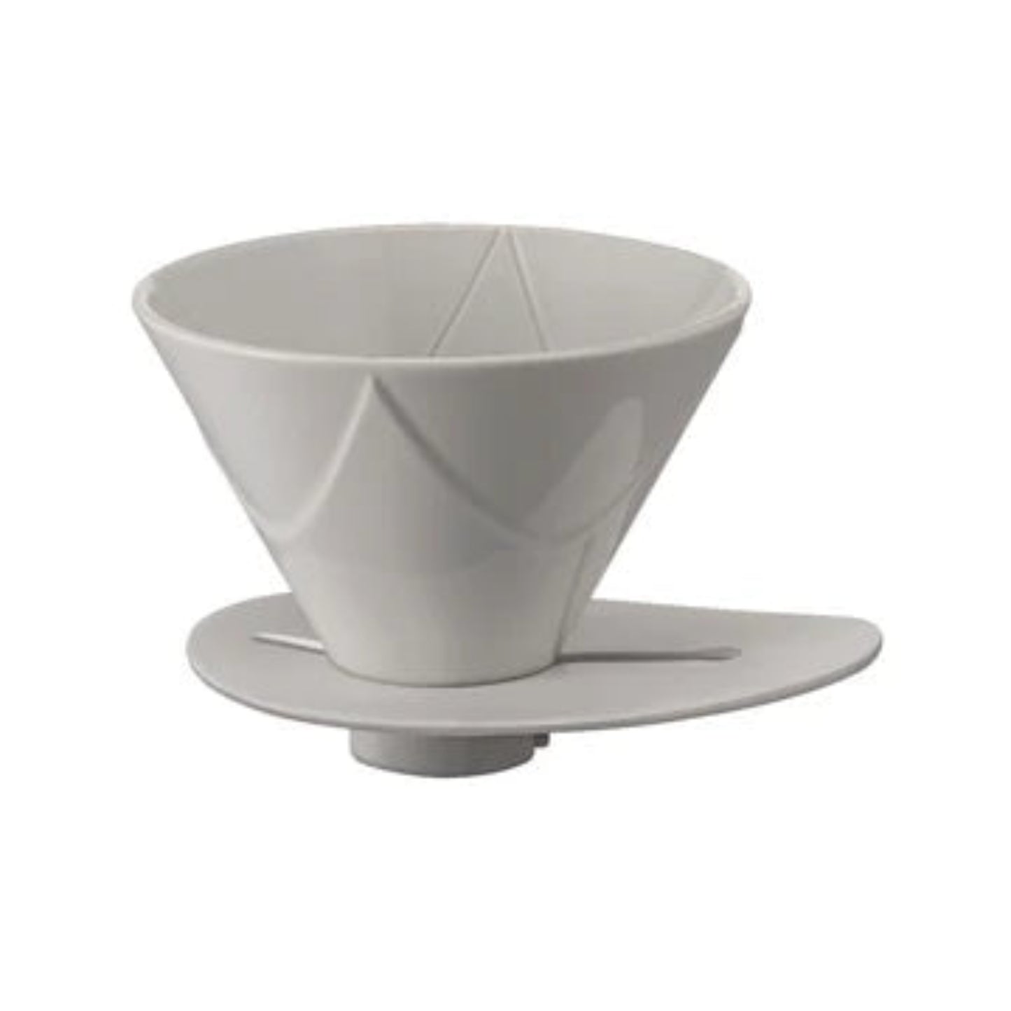 Hario V60 MUGEN Coffee Dripper Ceramic, White, 02 #VDMU-02-CW
