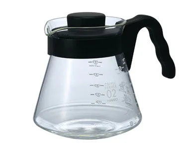 Hario V60 02 Coffee Server with Black Handle 700ml  # VCS-02B