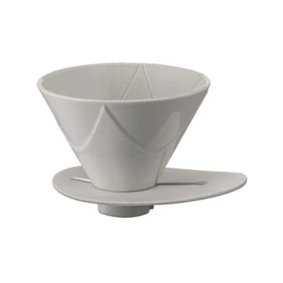 Hario V60 MUGEN Coffee Dripper Ceramic, White, 02 #VDMU-02-CW