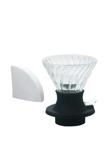 HARIO V60-02 SWITCH - Immersion Dripper (200ml/6.76oz) (Glass) #SSD-200-B