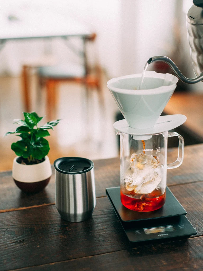 Hario V60 MUGEN Coffee Dripper Ceramic White 02 - #VDMU-02-CW