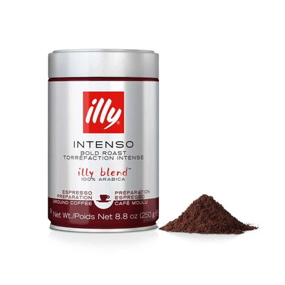 Illy Ground Espresso - Intenso Bold Roast 250g (BROWN) - A060  (EXP NOV/2024)