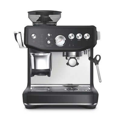 Breville - Barista Express Impress Semi-Automatic Combo Espresso Machine with Grinder Black Truffle - BES876BTR