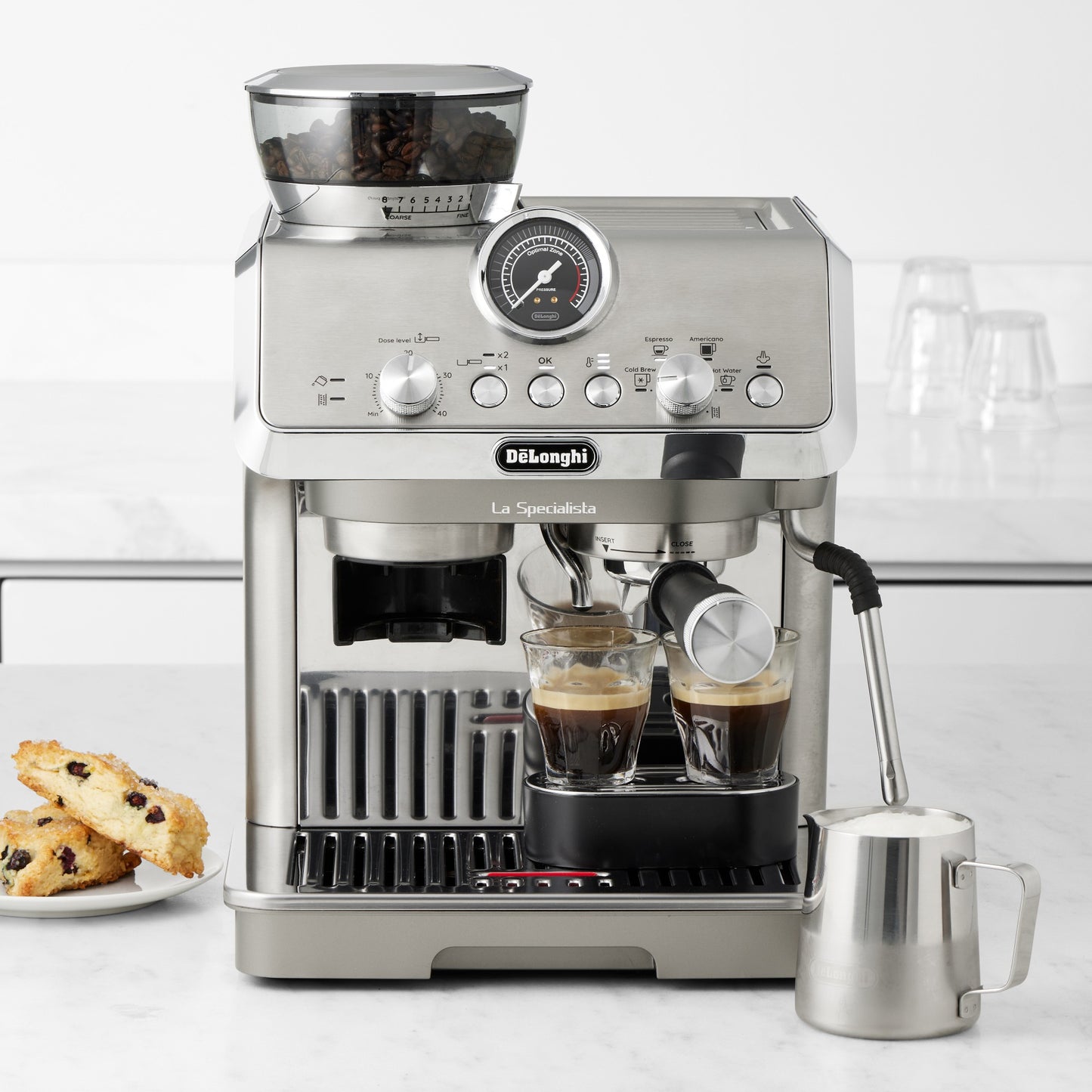 DeLonghi - La Specialista Arte EVO Espresso Machine with Cold Brew & Built-in Grinder - EC9255M