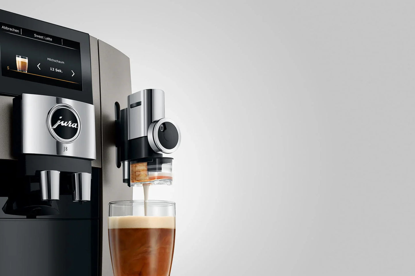 Jura - J8 Midnight Silver Superautomatic Espresso Machine -  #15555