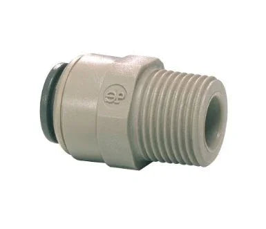 NPT 3/8" Male to 3/8" OD Tubing Push In John Guest Fitting  #PI011223S