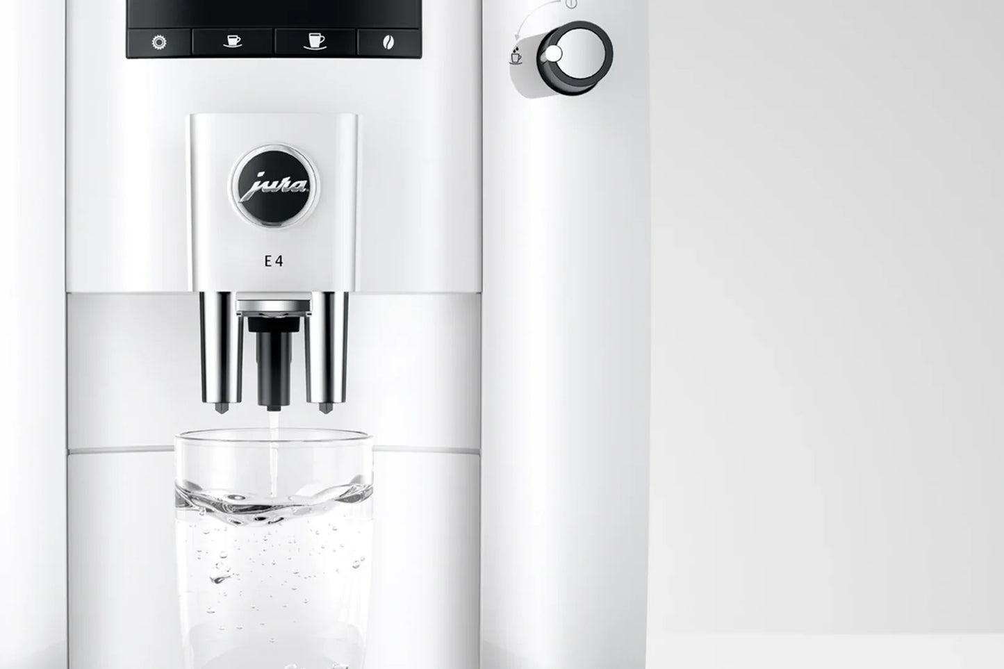 Jura coffee machine on a white background