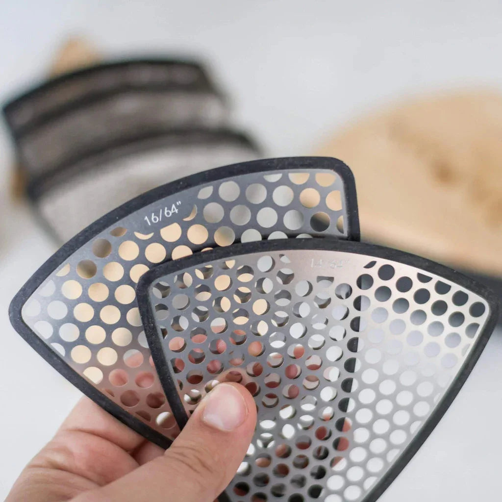 Kruve Sifter Max with 15 Grind Sieves and 10 Bean Sieves and 2 Stands - Limited Edition Black KVS2004Max-BE