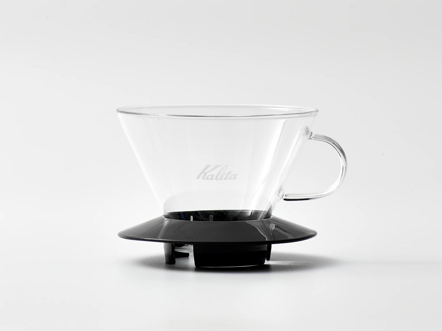 Kalita Wave 185 Glass Coffee Dripper - Black #KLT-050391